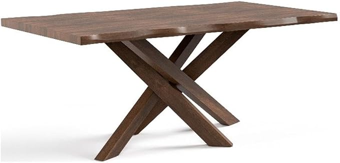Furniture of America Nazaen II 71" Mid-Century Modern Solid Wood Live Edge by FurnitureofAmerica