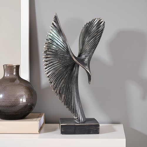 Modern Abstract Eagle Decorative Sculpture, Dining Living Room Desk Decor,Geometric Home Decor Statues,Shelf Top Decor Aesthetics, Coffee Tables or Office Shelves（Bronze Colored） - Image 3