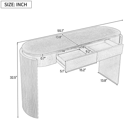 Bellemave 55" Long Console Table - Image 2