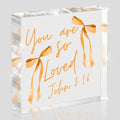 Coquette Orange Bow Room Decor, for Girls Room, Christian Gifts for Women by Unknown