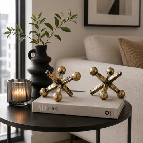 4 Inch Vintage Jacks Decor Set of 2 - Image 7
