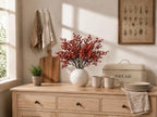 Mandy's 6 Bundles Artificial Burnt Orange Baby’s Breath Flowers - Image 5