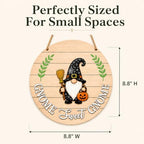 Halloween Door Sign, Interchangeable Gnome Door Sign, Seasonal Gnome Decor for Front Door, Gnomes Decorations for Home, Fall Gnomes Decorations, Cute Gnome Decor for Women - Image 6