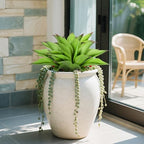 Artificial Agave Faux Plant, 2 Pack, 14.2 in, Green - Image 4
