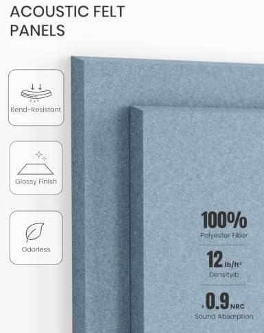 Fluxynara Felt Bulletin Board & Cork Board Alternative 48'' x 36'' - Image 5