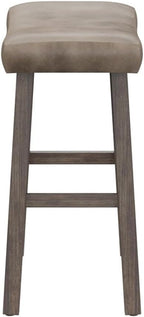 Hillsdale Furniture Saddle Counter Stool, Rustic Gray - Image 11