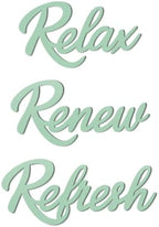 3 Pcs Bathroom Wall Decor Wooden Relax Renew Refresh Sign (Green) by HeavenlyWeddingsbyAngelLLC