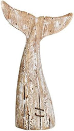 Rustic Wood Whale Tail Decor Nautical Tabletop Decor Beach Coastal Themed by wovorins