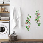 DUOOLN 2Pcs Metal Tree Leaf Wall Decor, Flower Art for Kitchen-Vintage - Image 3