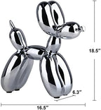 Green Balloon Dog Decor,Balloon Animal Preppy Room Shelf Decor,Cute Statue Home Decors,Office,Bedroom Modern Sculpture Desk Decoration,Green Decorations Gifts - Image 3
