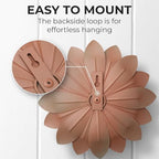 Succulent Metal Flowers Wall Decor - 3D Metal Wall Decor, Flower Art, Pink - Image 5