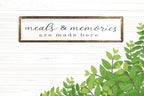 CSWLJS Farmhouse Kitchen Wall Decor Meals and Memories Metal Sign - Image 6