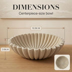 OAKOA Concrete Bowl Decor - Organic Modern Home Decor - Cement Bowl - Image 3