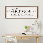 comurdyoThis is us Wall Decor Sign 32'' x 12'' Wood - Image 6