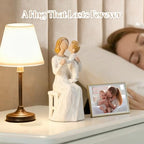 Mother and Baby Figurine, New Mom Gift Resin Statue, Motherhood Sculpture - Image 3