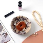 Luxury Natural Marble Decorative Bowl, Centerpiece Catchall Tray Home Decor - Image 5