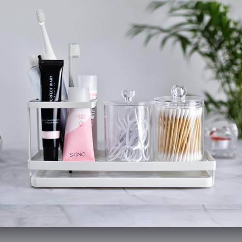 Toothbrush Holders for Bathrooms, 4 Slots Metal Tooth Brushing Organizer - Image 6