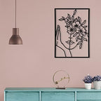 AGIOTA 3 Pcs Wall Decor Above Bed Minimalist Wall Art for Living Room Metal Line Art - Female Body, Black Room Decor for Bedroom Modern Wall Art for Indoor 15inch - Image 2