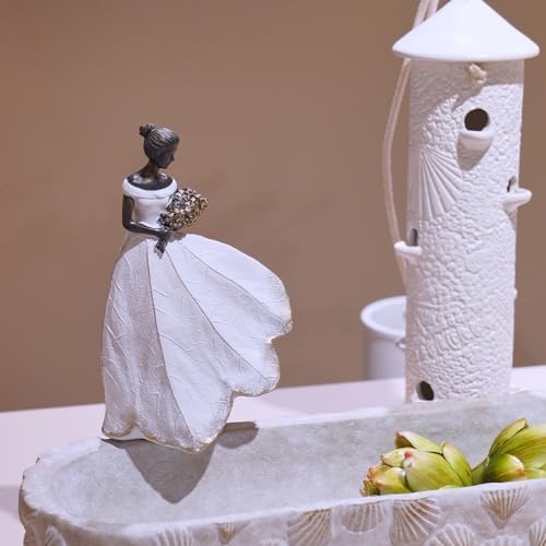 Guichifun Fairy Statue, White, 5 x 3 x 7.5 Inch - Image 4