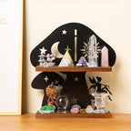 Wooden Mushroom Shelf with Iron Backing - Witchy Room Decor & Display Stand - Image 2