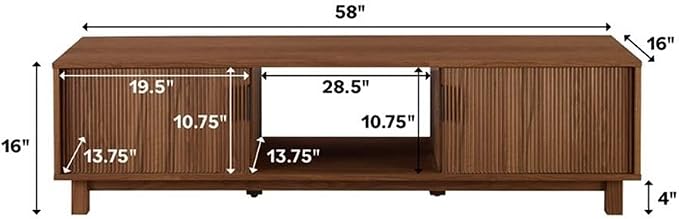 Walker Edison Arundo Fluted TV Stand - Image 8