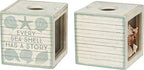 Primitives by Kathy Seashell Holder - Coastal Decor, Glass Display, Treasure Chest, Room and Bedroom Decor - Image 2
