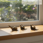 Set of 3 Tiny Solid Brass Snail Figurines – Cute Vintage Cottagecore Décor, Retro Antique-Style Miniature Figurine Collection for Terrarium, Desk, Bookshelf & Plant Pots - Image 4