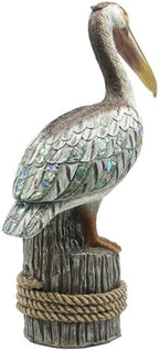 Lukitas Standing Pelican Statue and Sculpture Coastal Decor, Resin 14'' - Image 6