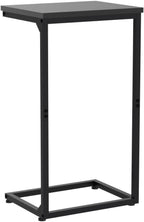 AMHANCIBLE C Shaped End Tables Set of 2, Couch Side Tables that Slide Under Sofa - Image 4