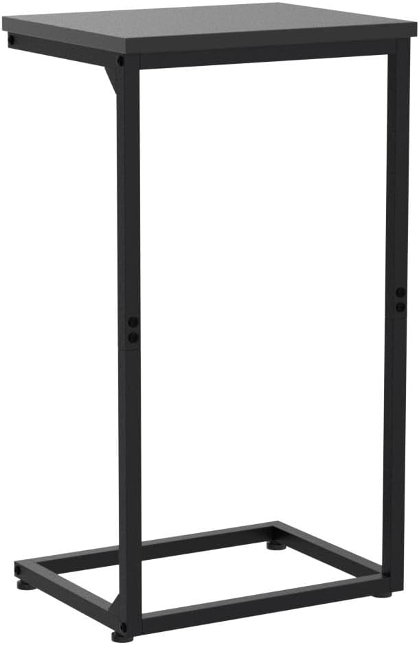 AMHANCIBLE C Shaped End Tables Set of 2, Couch Side Tables that Slide Under Sofa - Image 4