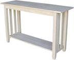International Concepts Mission Unfinished Sofa Table - Image 7
