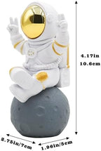 Oooct Astronaut Statue Decor, Resin Spaceman Figurine Decorations, Cute Mini Space Figure Ornament, Abstract Aesthetic Decorative Sculpture for Home Office Desk Shelf Tabletop - 4.2 Inch - Image 6