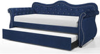 Modern Luxury Upholstery Crystal Tufted Trundle - Image 5