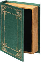 VW Vintiquewise Decorative Vintage Book Shaped Trinket Storage Box- Green by Vintiquewise