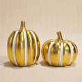 FESTGLOX 2Pcs Resin Pumpkin Figurines, Fall Thanksgiving Decor by FESTGLOX