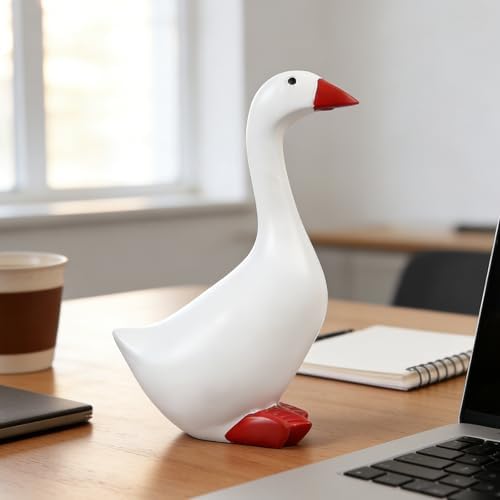 Desk Goose 7 inch Gifts for Women, Mini Desktop Goose Statue Decor for Living Room Bedroom Bookshelf and Office - Image 6