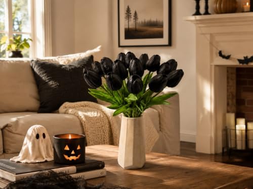 Mandy's 20pcs Artificial Black Tulips - Image 5