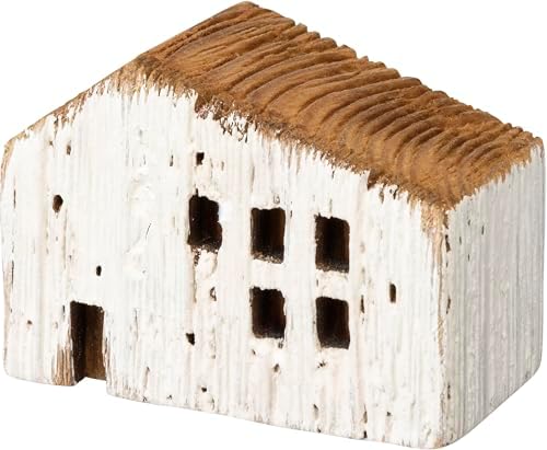 Primitives by Kathy Set of 3 Rustic Wooden House Figurines - Image 5