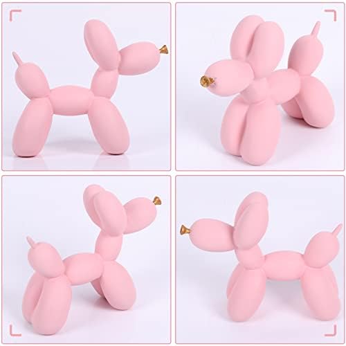 Creative Balloon Dog Sculpture Modern Home Decoration Trendy Animal Art Ornaments Collection Figurine Bedroom Living Room Office Desktop Resin Decors - Image 4