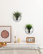 Pretty Jolly Boho Eucalyptus Wall Decor Black Metal Wall-Mounted Art - Image 4