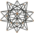 Deco 79 Metal Geometric Decorative Sculpture Home Decor Statue with Gold Accents, Accent Figurine 7" x 7" x 7", Black by Unknown