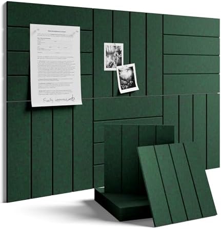 Fluxynara Felt Bulletin Board & Cork Board Alternative 36'' x 24'' - 6 Pack by FLUXYNARA