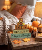 Putuo Decor Gnome Fall Table Decor,Fall Decorations for Home Mantel - Image 3
