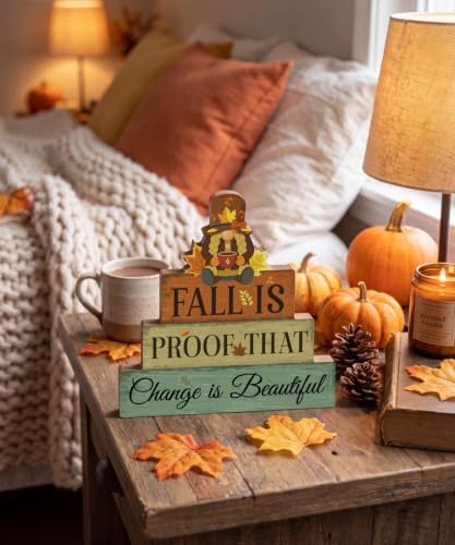 Putuo Decor Gnome Fall Table Decor,Fall Decorations for Home Mantel - Image 3