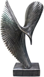 Modern Abstract Eagle Decorative Sculpture, Dining Living Room Desk Decor,Geometric Home Decor Statues,Shelf Top Decor Aesthetics, Coffee Tables or Office Shelves（Bronze Colored） by LAIKEARTS