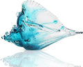 Hand-blown glass conch sculpture, modern green sea glass art decorative conch statue, coastal decor shell sculpture, suitable for living room TV cabinets, offices, shelf decorations and ornaments. by DOVDOVHomeDecoration