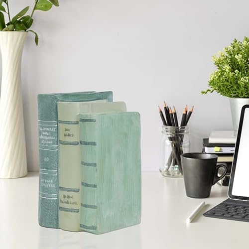 Guichifun Sage Green Faux Books Decorative Bookshelf Décor - Image 6