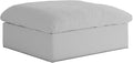 JACH Ottoman Module for Living Room, Cushion Covers Removable, Modern by JACH