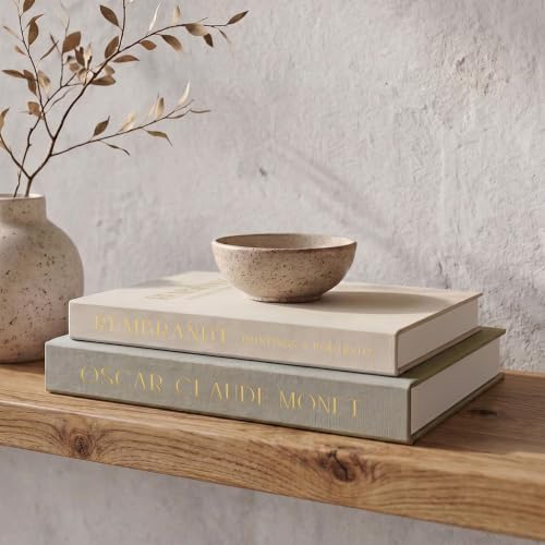 ZICOTO Beautiful Decorative Books Set of 2 for Your Coffee Table & Shelf by ZICOTO