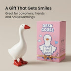 Desk Goose 7 inch Gifts for Women, Mini Desktop Goose Statue Decor for Living Room Bedroom Bookshelf and Office - Image 6